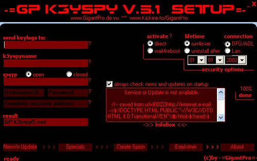 GP ksy v8.9 Keylogger